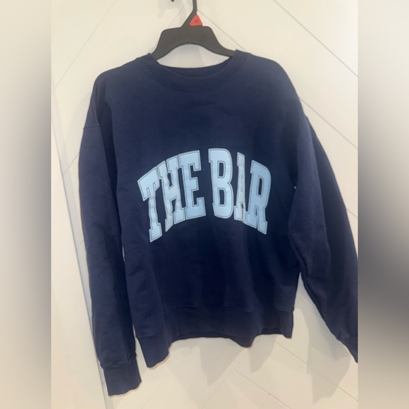 Pristine like new SOLD OUT! The Bar Varsity Sweatshirt Size: medium - Picture 14 of 16
